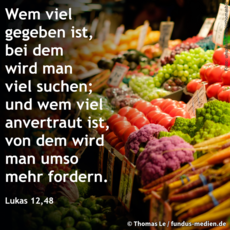 Wochenspruch 9. Sonntag nach Trinitatis