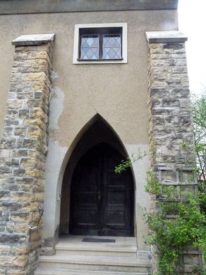 Kirche Mumsdorf - Eingang