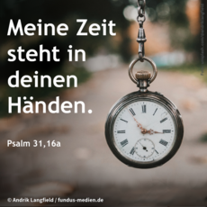 Wochenspruch Altjahresabend (Silvester)