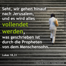 Wochenspruch Estomihi